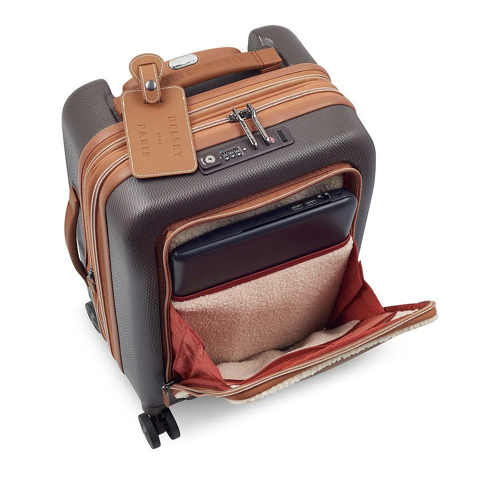 Delsey Paris Chatelet Air 2.0 Fleece Soft Pocket Expandable Wheeled Carry On 10