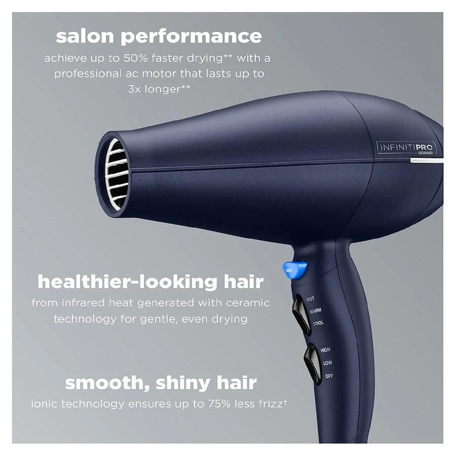 Infiniti by Conair 1875 Watt Texture Styling Hair Dryer for Natural Curls and Waves 4