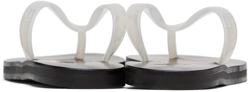 ANCIENT GREEK SANDALS Transparent Saionara Jelly Flip-Flops 2