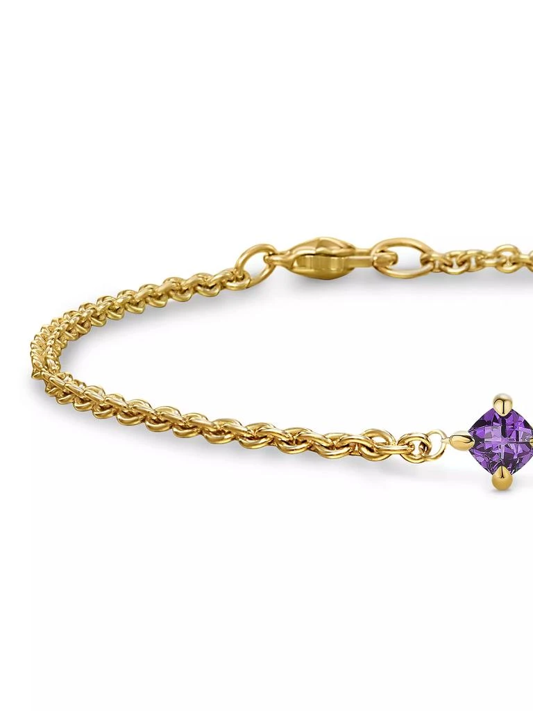 David Yurman Micro Chatelaine Chain Bracelet in 18K Yellow Gold 6