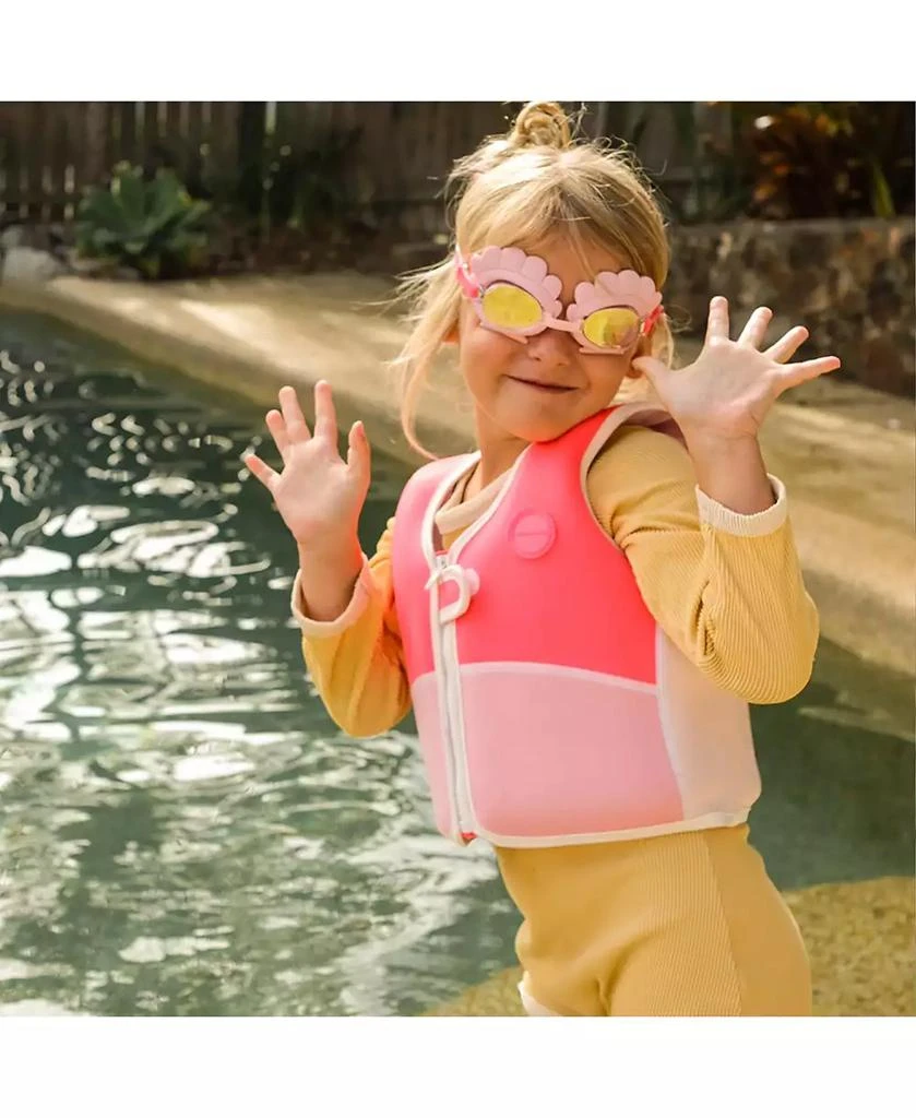 Sunnylife Mini Swim Goggles: Melody the Mermaid - Neon Strawberry 5