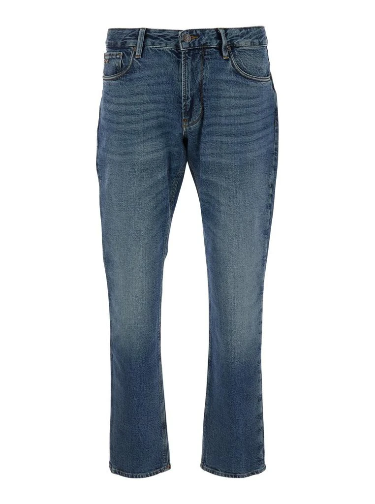 Emporio Armani Emporio Armani J06 Slim-Fit Washed Denim Jeans 1