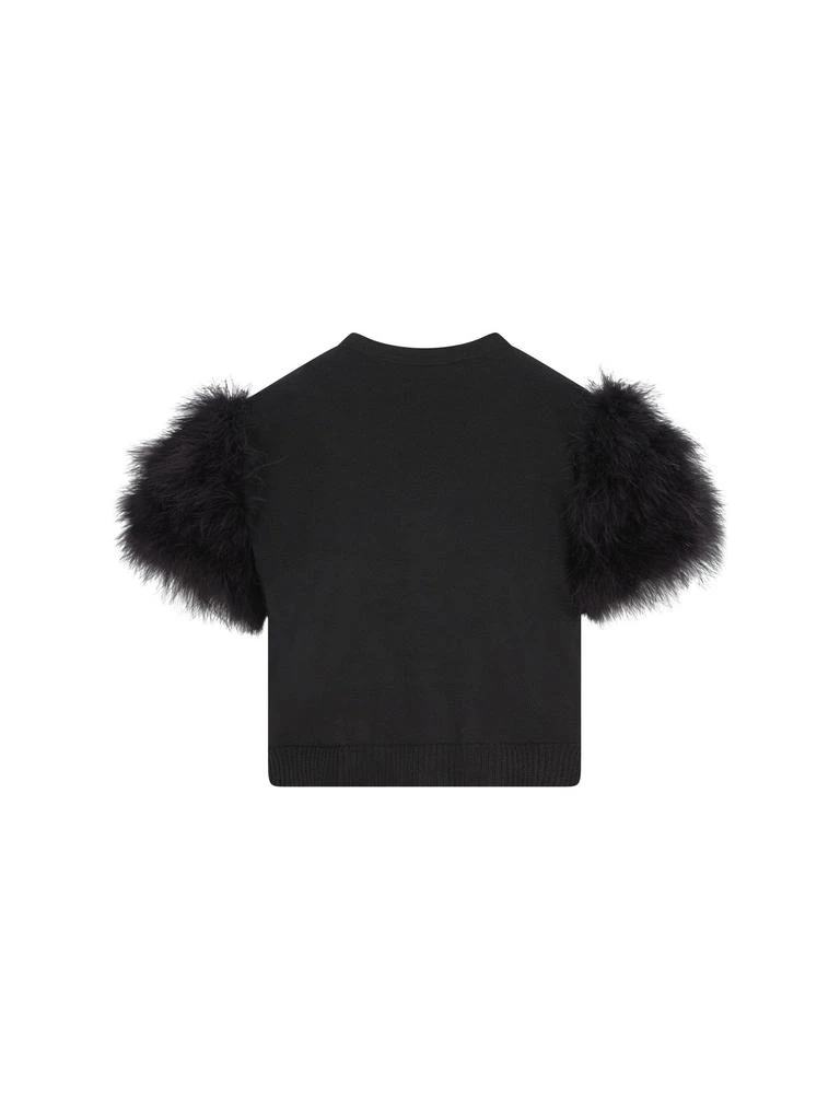 Valentino Valentino Crewneck Short-Sleeved Knitted Cardigan 2