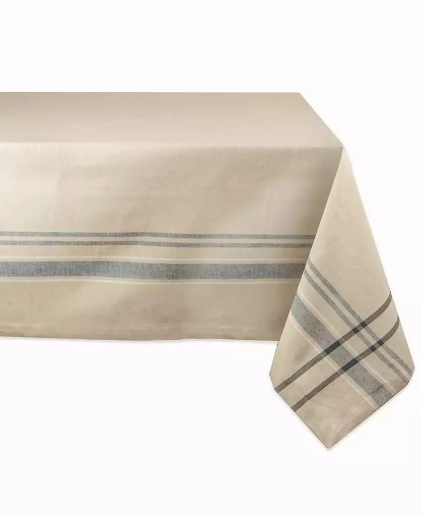 Design Imports French Stripe Tablecloth 60" x 120" 1