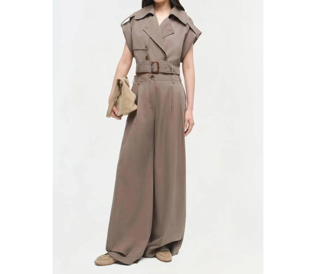 SIMKHAI Simkhai - Haydin Linen Cargo Pants 1