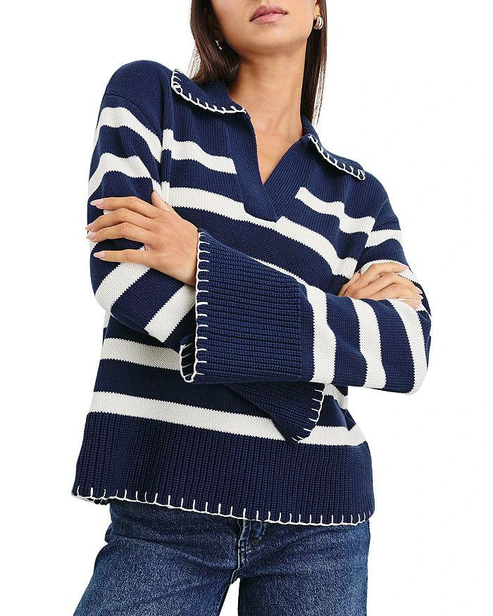 Rails Athena Collared Striped Sweater 5