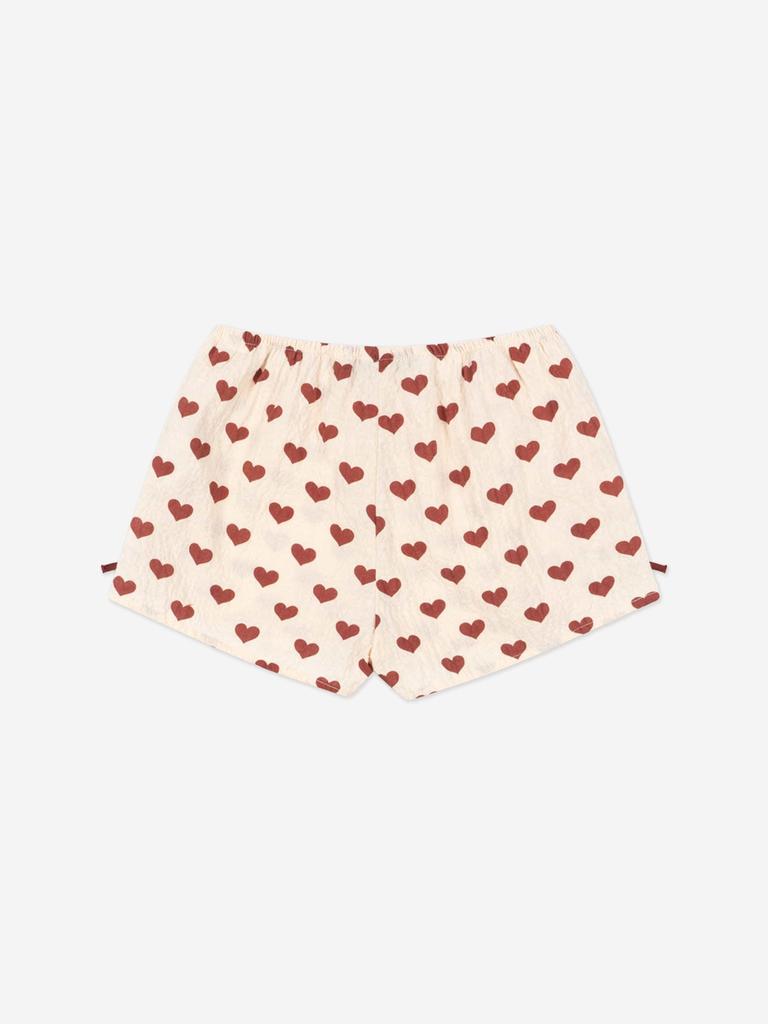 Konges Slojd Girls Ava Slit Shorts in Ivory