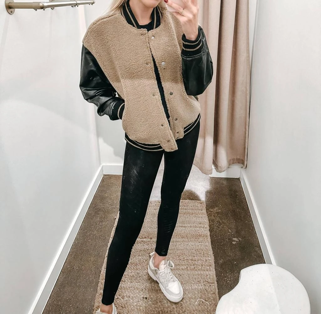 Steve Madden Florence Jacket In Beige 5