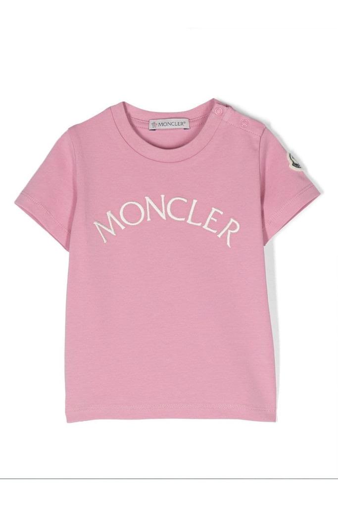 undefined Kids Arch Logo T Shirt Pink