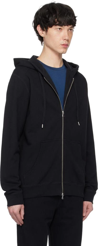 Sunspel Black Zip Hoodie 2