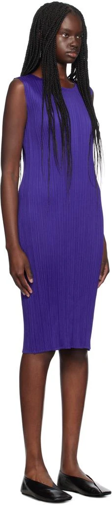 Pleats Please Blue Monthly Colors July Midi Dress 2
