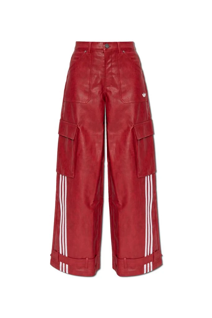 Adidas Faux leather trousers 1