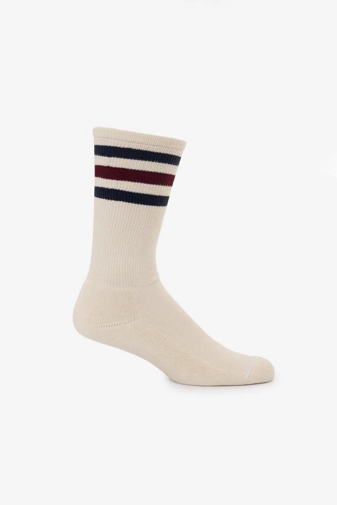 Los Angeles Apparel CALFSOCK - Unisex 3-Stripe Calf Sock 85