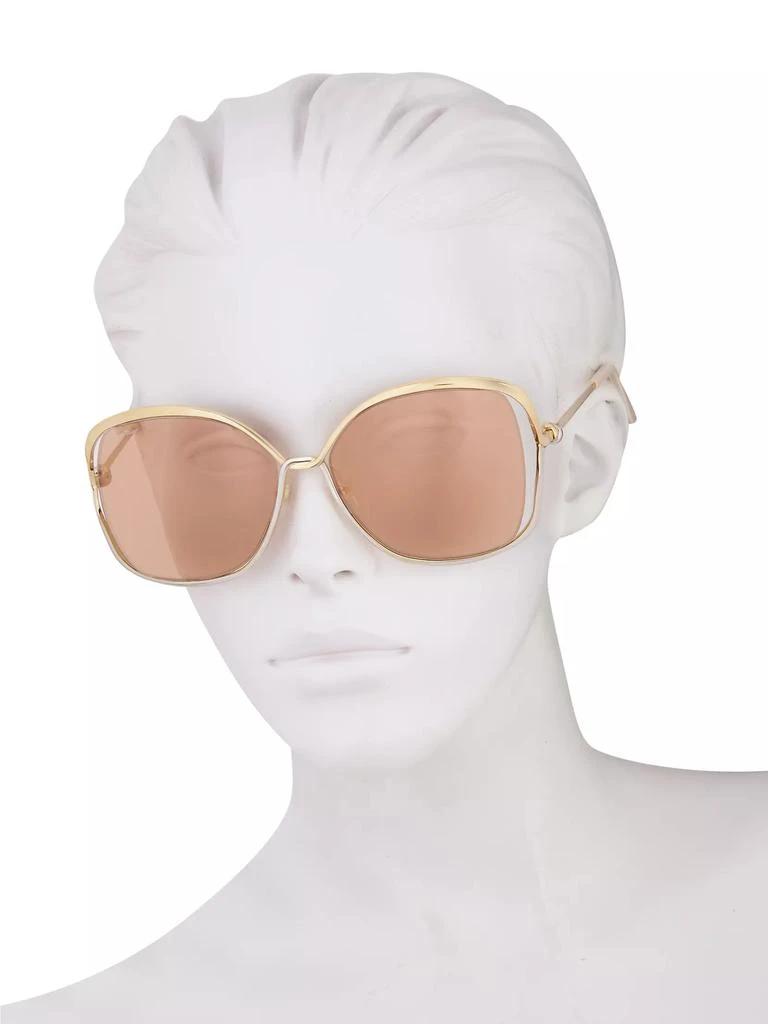 Cartier 61MM Square Sunglasses 4