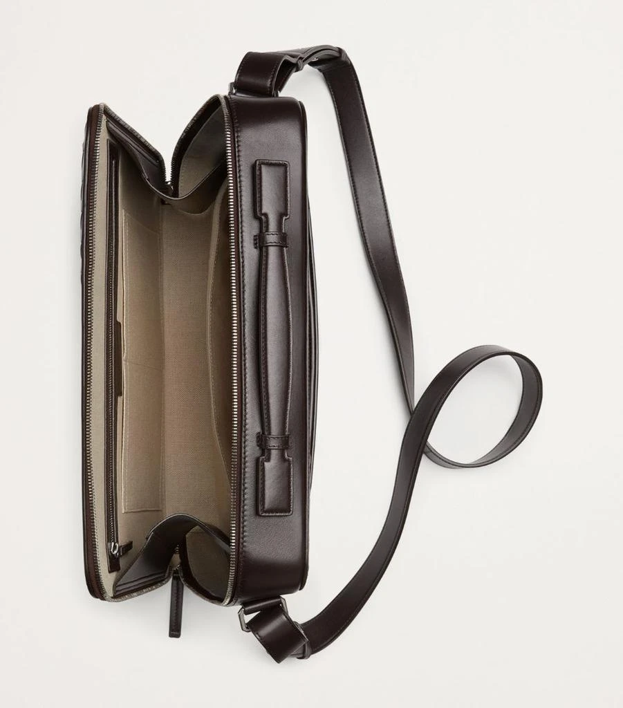 Bottega Veneta Slim Intrecciato Leather Getaway Briefcase 4