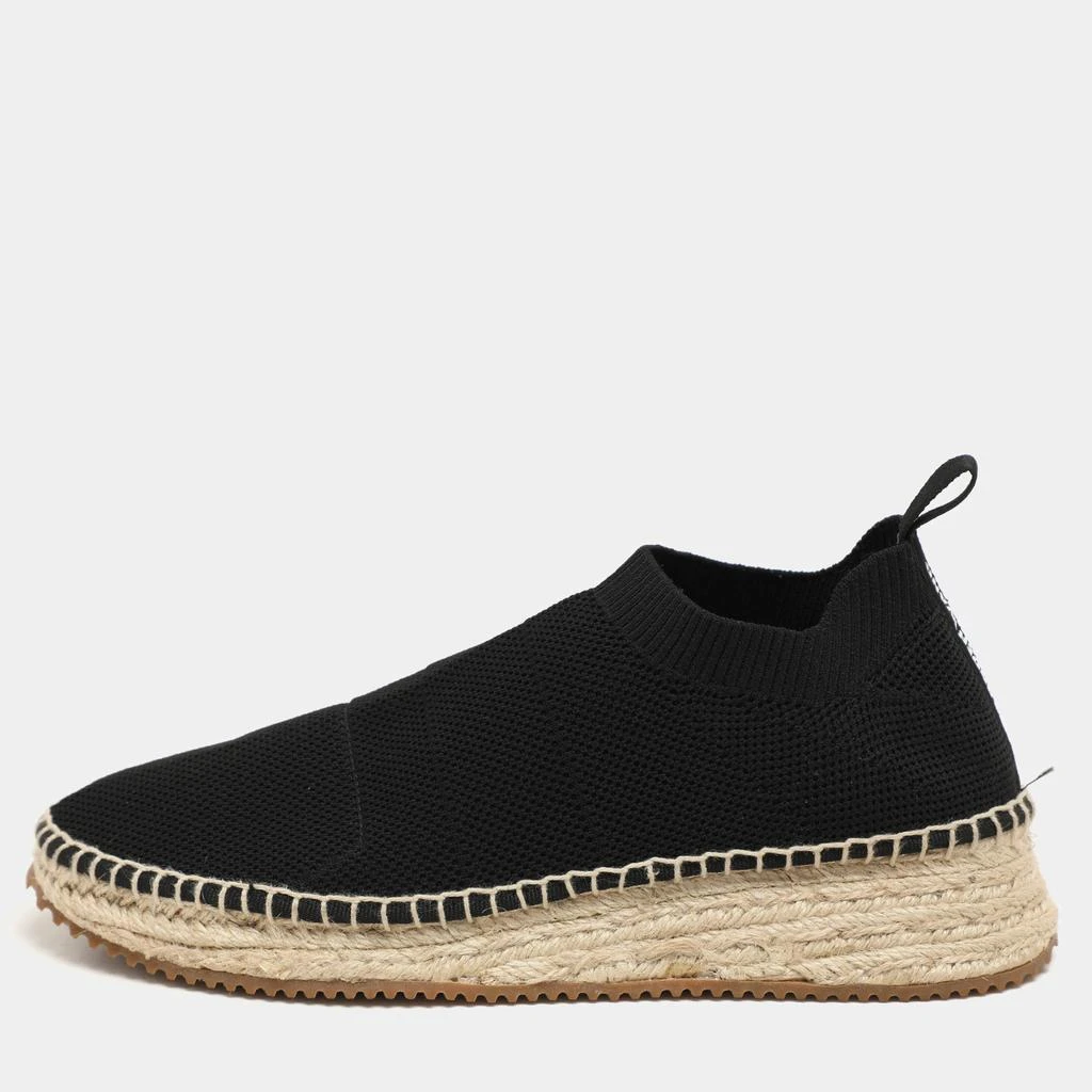 Alexander Wang Alexander Wang Black Knit Fabric Dylan Espadrille Flats Size 37 1