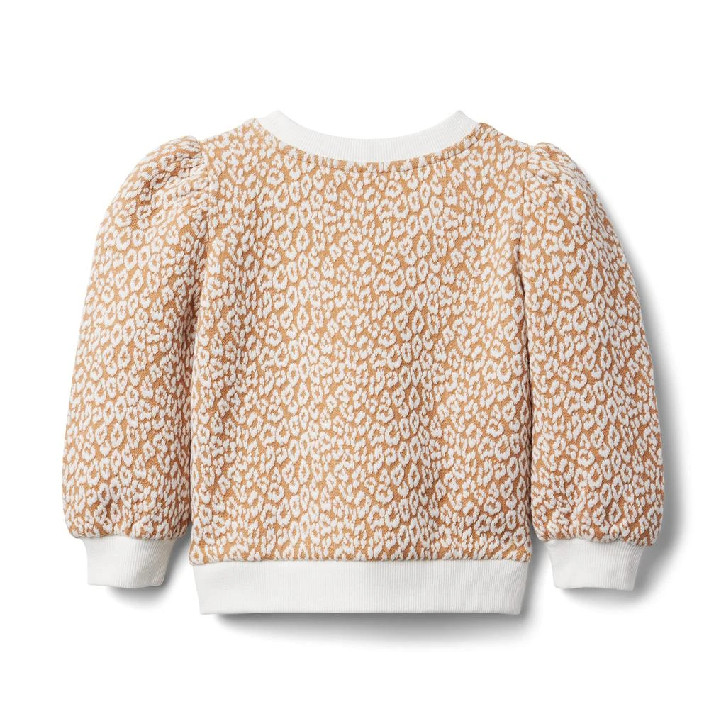 Janie and Jack Jacquard Animal Print Sweatshirt (Toddler/Little Kids/Big Kids) 2