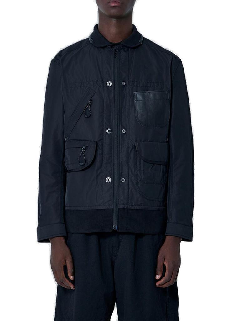 Junya Watanabe Junya Watanabe Oakley Zipped Laminated Jacket
