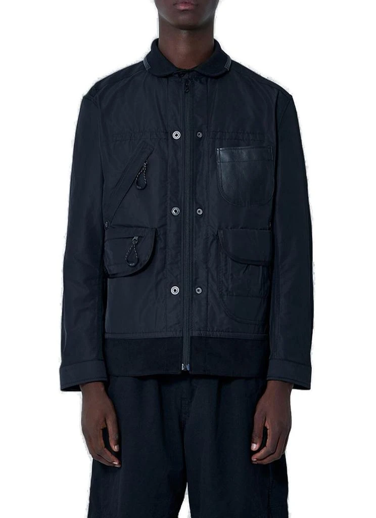 Junya Watanabe Junya Watanabe Oakley Zipped Laminated Jacket 1