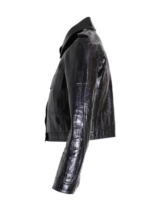 Louis Vuitton Leather Crop Jacket 3