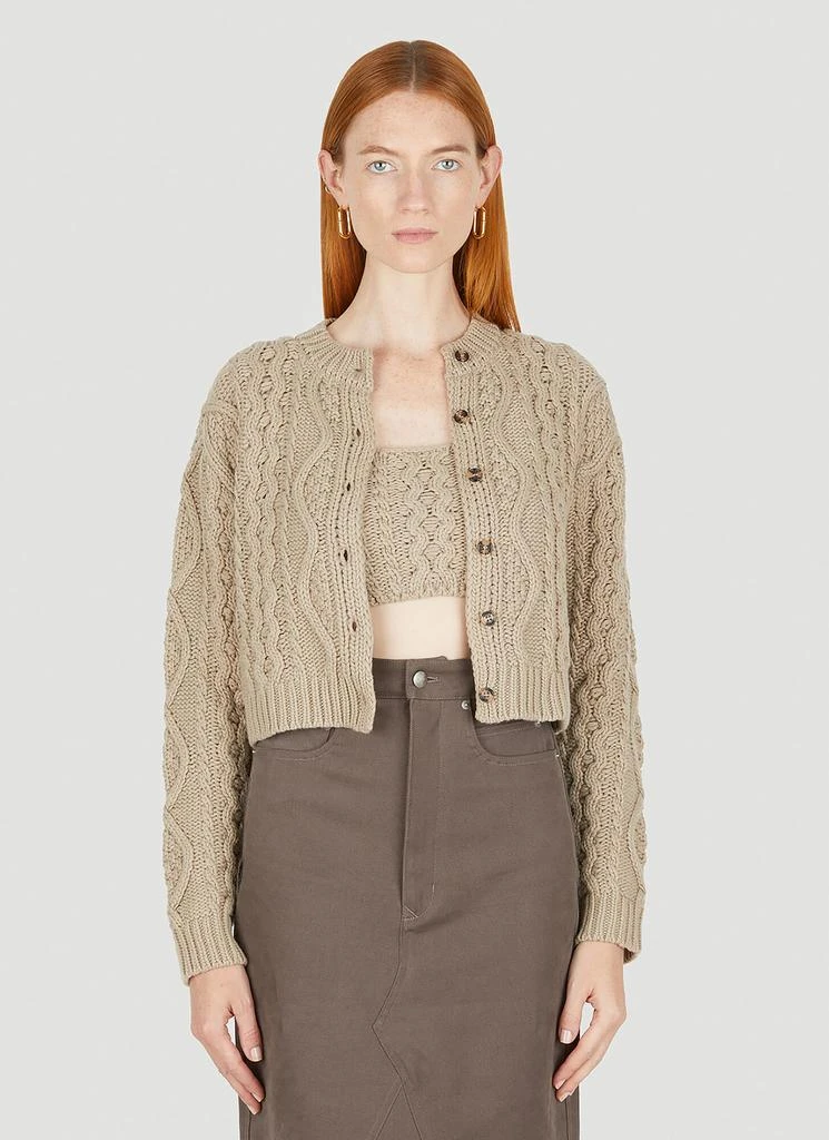 Rokh Cable Knit Cardigan Set 1