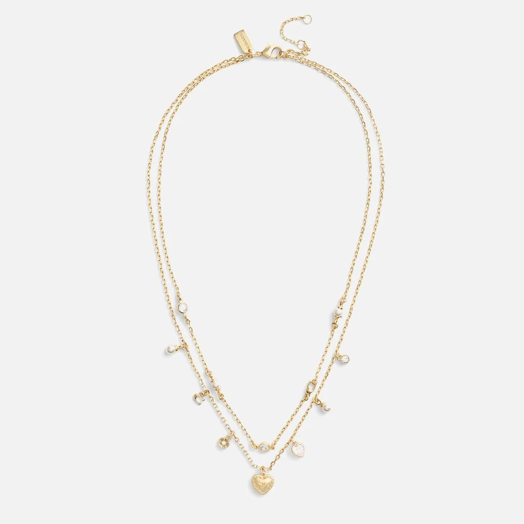 Coach Coach Pearl Gold-Tone Multi Layer Necklace 2