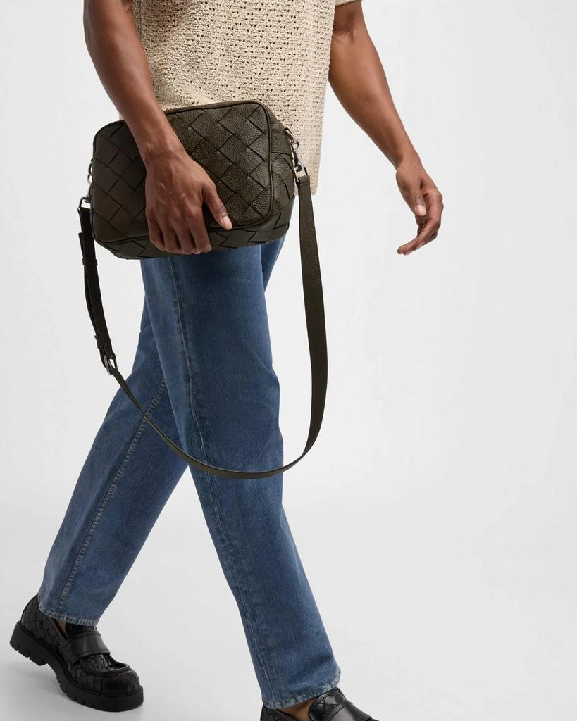Bottega Veneta Men's Intrecciato Medium Crossbody Bag 4