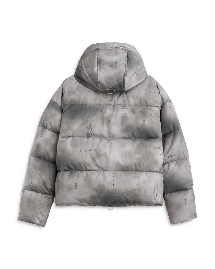 Stampd Ice Print Cropped Puffer Jacket