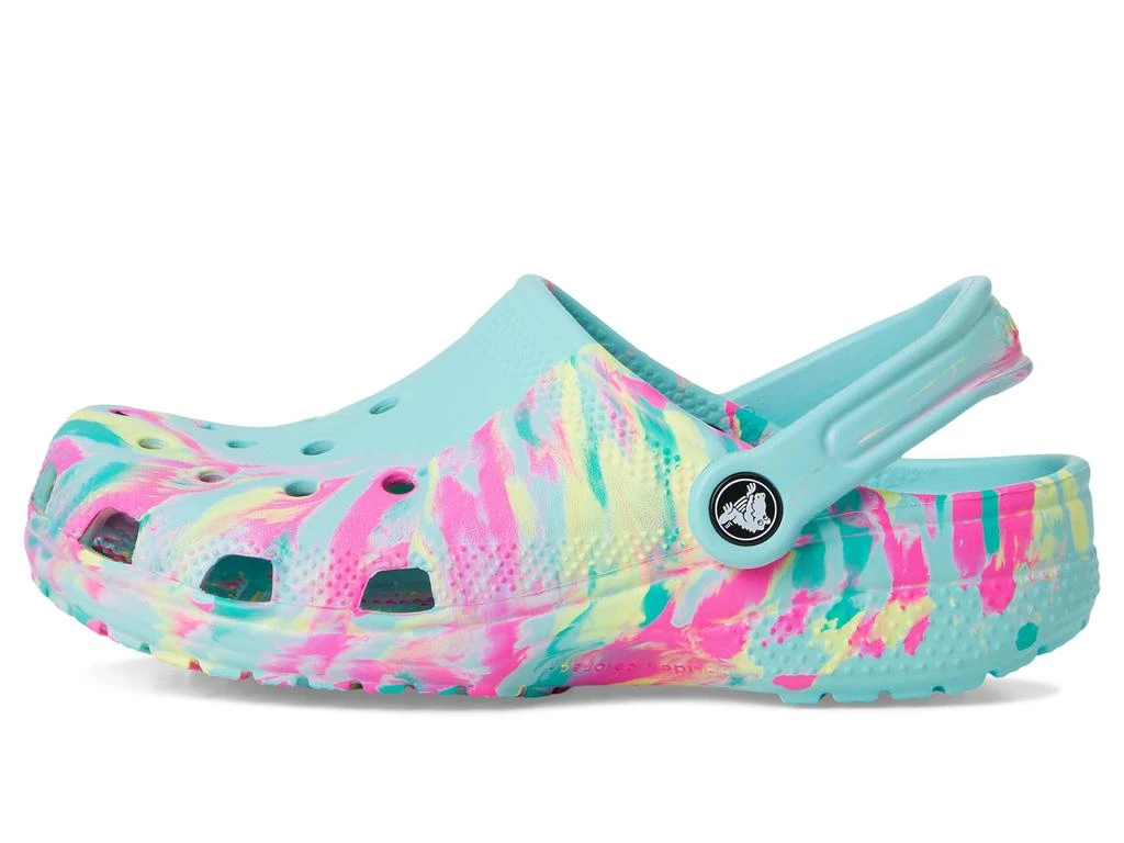 Crocs Classic Marbled Tie-Dye Clog (Little Kid/Big Kid) 4