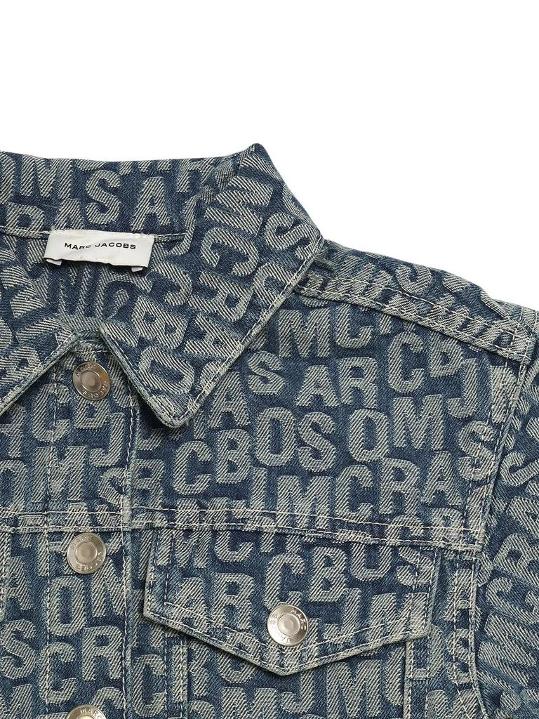 Marc Jacobs Cotton Denim Jacquard Cropped Jacket 1