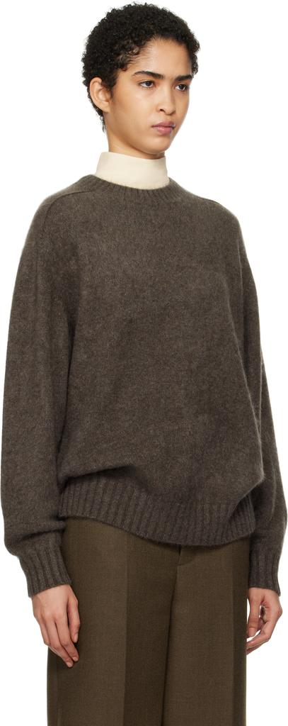 Carven Brown Knit Sweater
