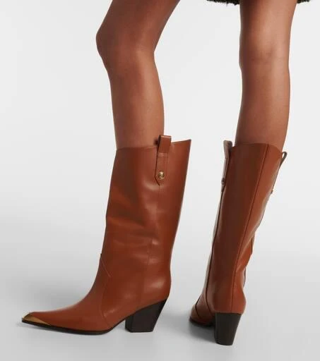 ETRO Leather cowboy boots 7