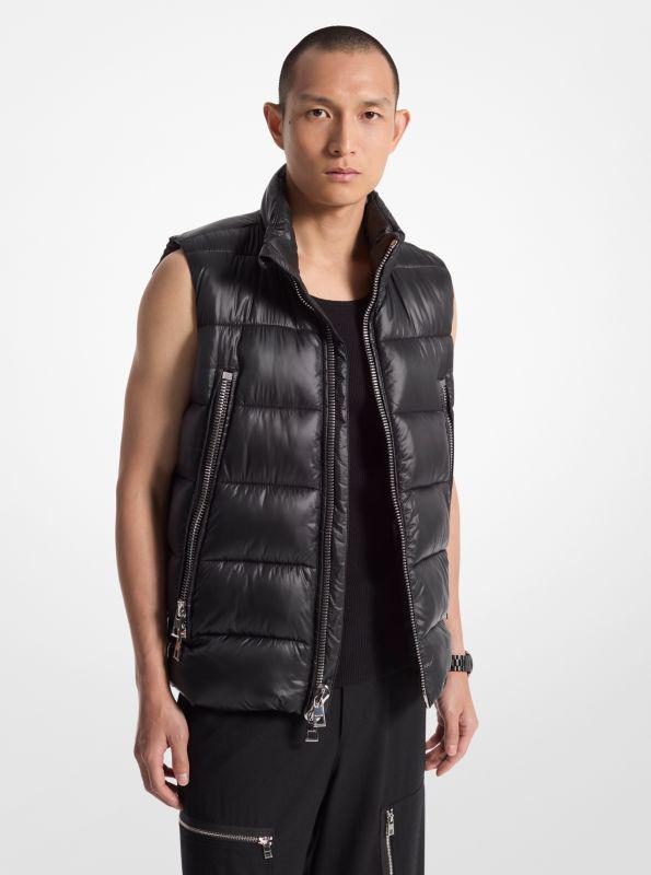 Michael Kors Nylon Quilted Puffer Vest