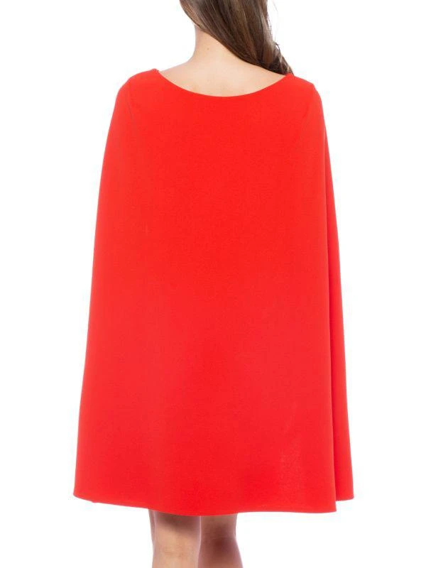MARINA Scuba Crepe Cape Shift Dress 2