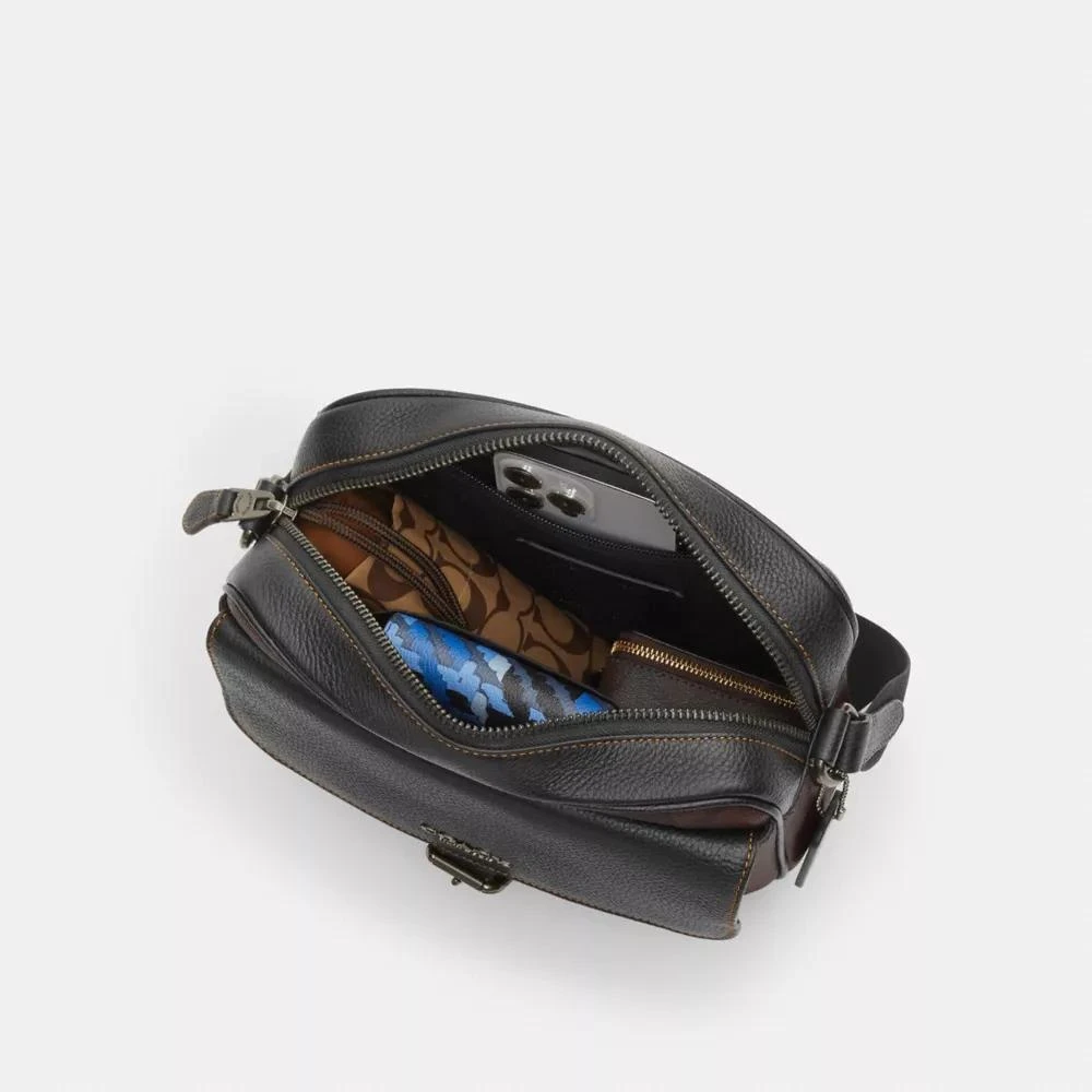 Coach Hudson Crossbody Bag In Signature Canvas 5
