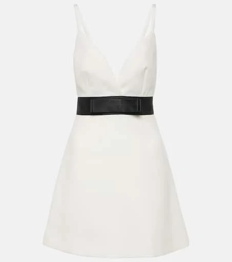 Dolce 
Gabbana Wool and silk-blend minidress 1