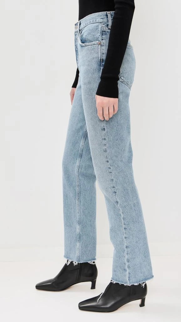 AGOLDE Lana Mid Rise Straight Jeans 3
