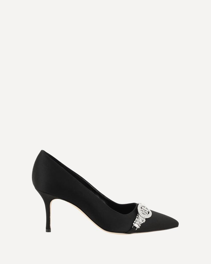 Manolo Blahnik Asapump Satin Pumps