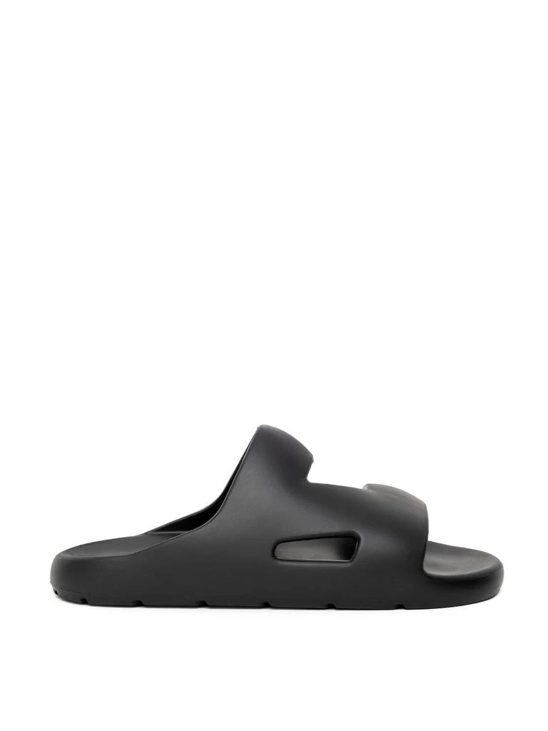 Bottega Veneta Sliders in Black Rubber Bottega Veneta 1