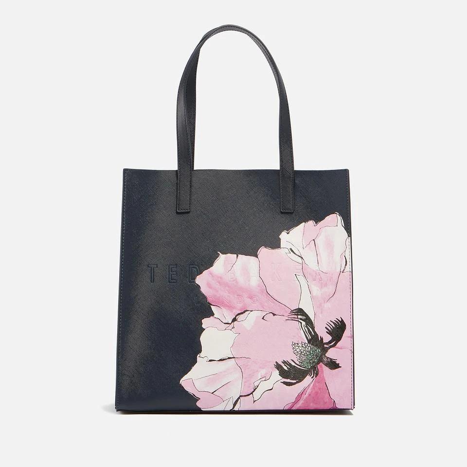 Ted Baker London Ted Baker Milicon Large Icon Floral-Print Faux Leather Bag 1