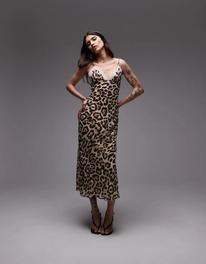 beige midaxi dress MANGO - Checked Dress with draped neckline Ecru