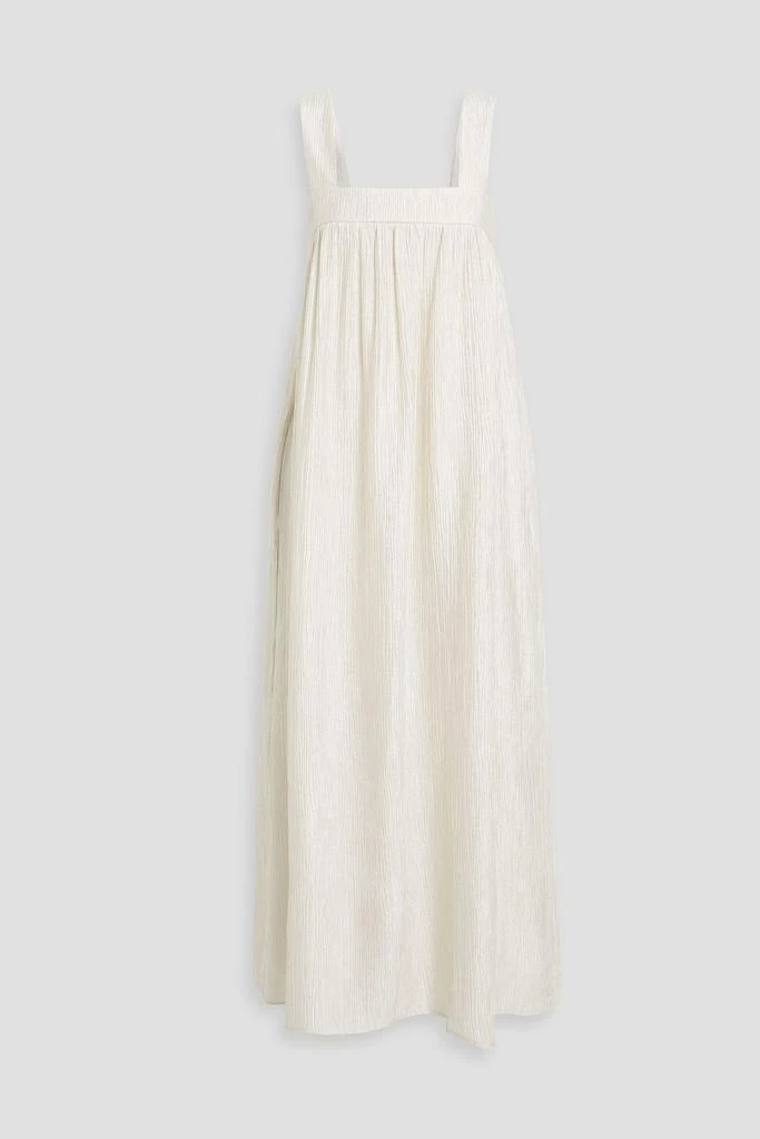 IRIS & INK Celeste crinkled-satin midi dress 1