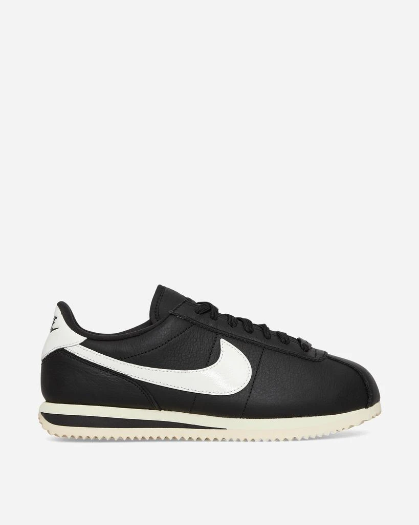 NIKE Women's Cortez 23 Premium Sneakers Black / Sail 2