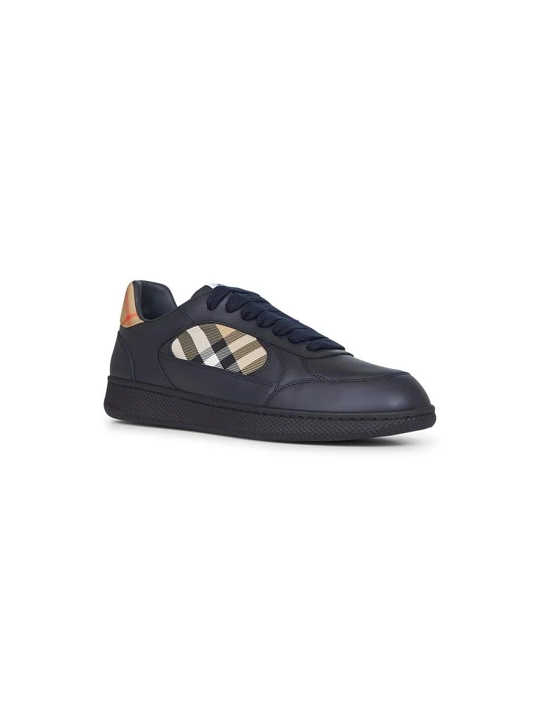 Burberry BURBERRY | Blue leather and Check Terrace sneakers | Man | 39 2