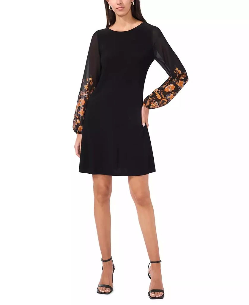 Women's Chiffon-Sleeve Jersey Shift Dress  On Sale Now with Up to 50% Off  | Discover Exclusive Deals & Savings at BeyondStyle  Authentic MSK dress|women's  fashion|dresses with Limited-Time Discounts, Free Shipping,
