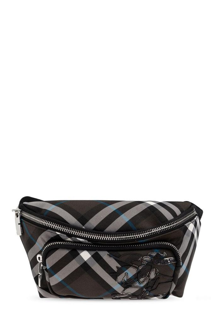 【BURBERRY】EKD CHECK BELT BAG Burberry Burberry Check EKD canvas belt bag Burberry