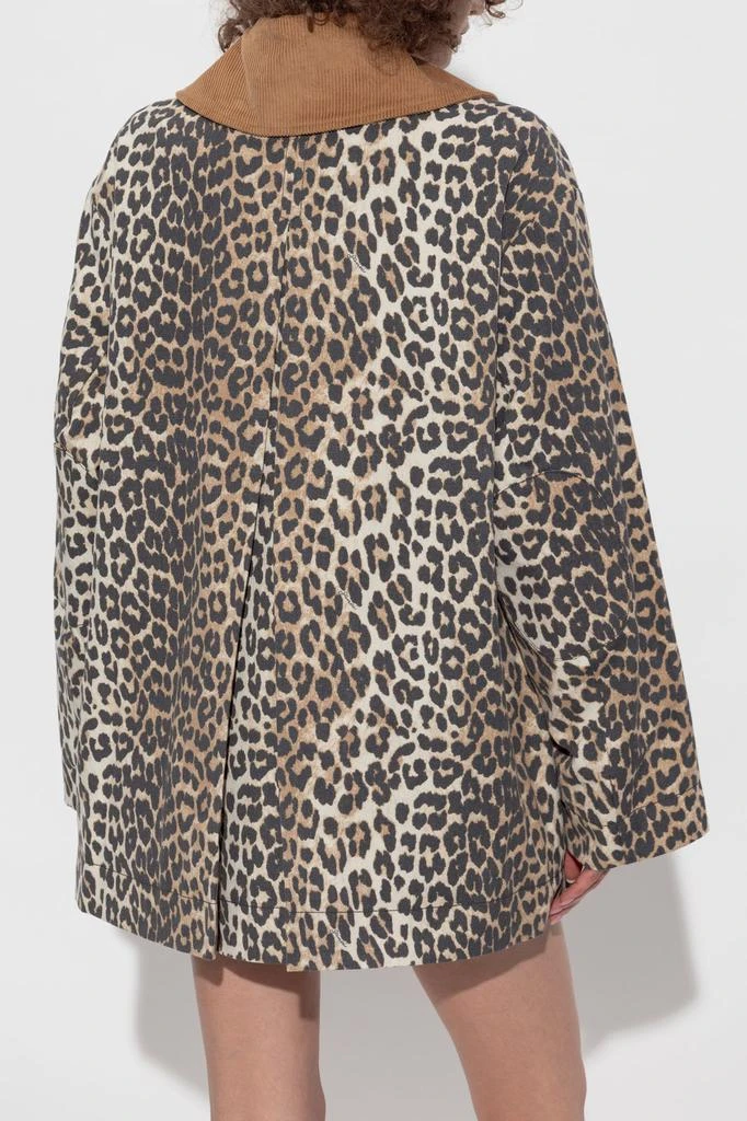 Ganni Ganni Leopard Printed Jacket 4