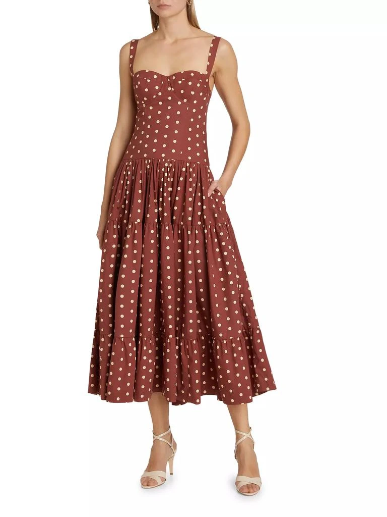 Cara Cara Santiago Cotton Midi-Dress 3