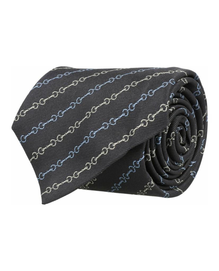 Gucci Horsebit Silk Jacquard Tie