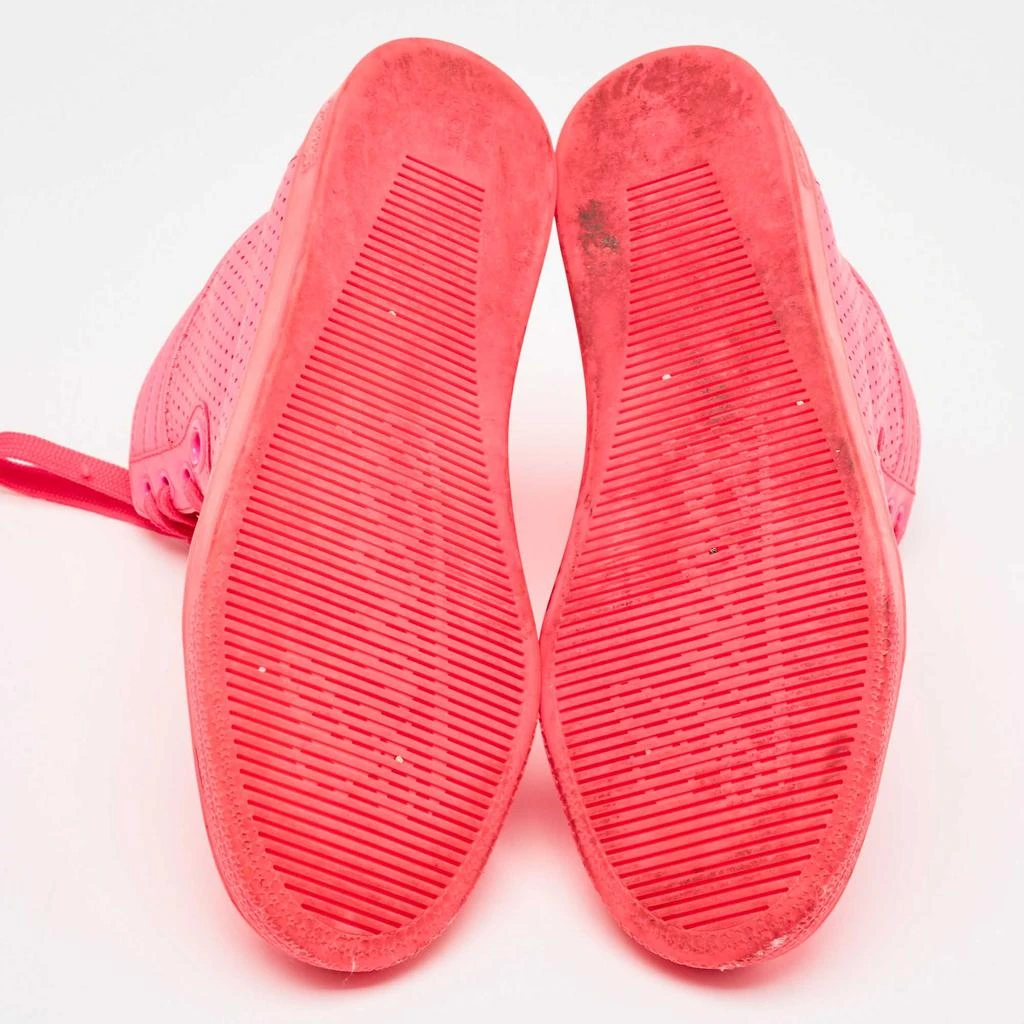 Gucci Gucci Neon Pink Leather Coda High Top Sneakers Size 36.5 6